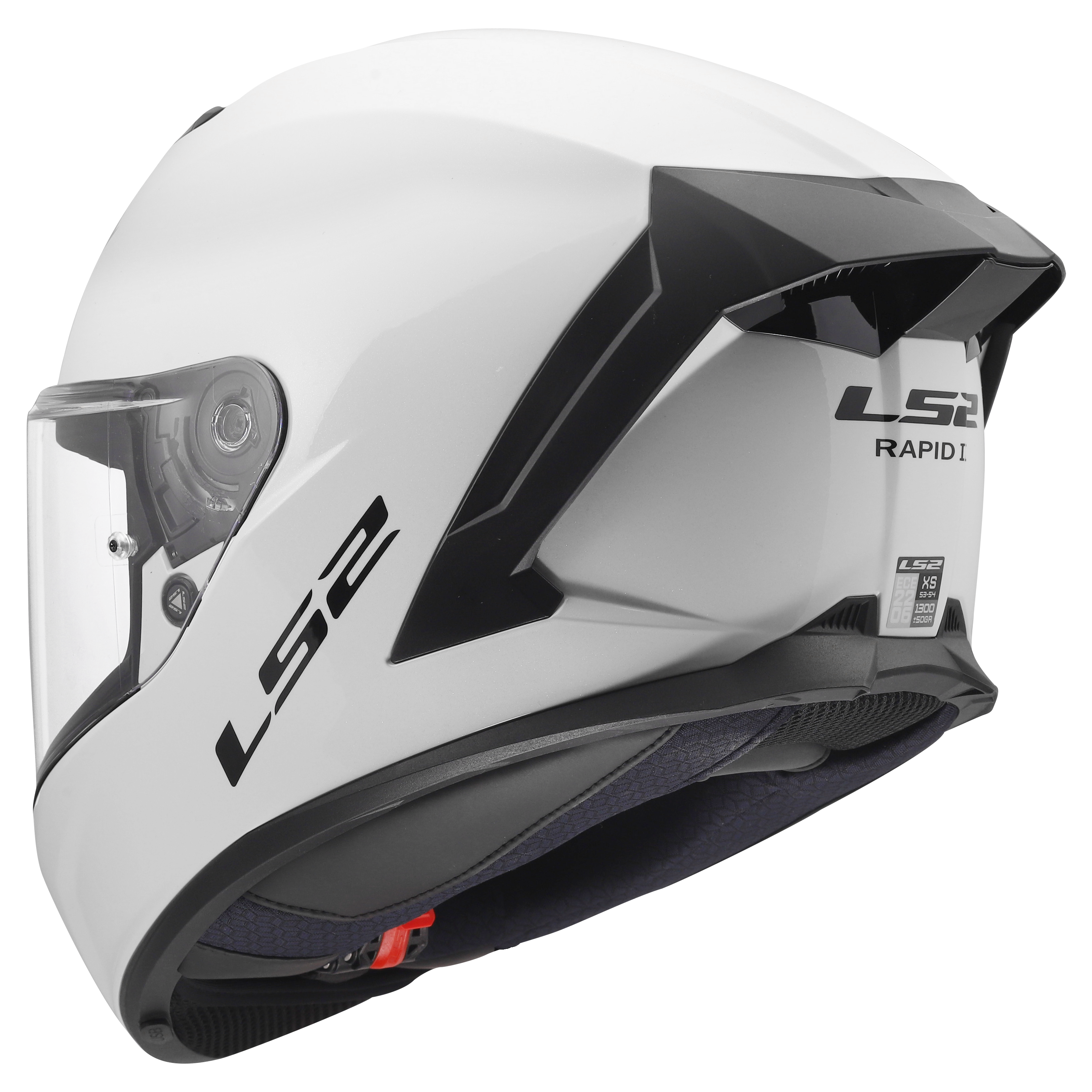 LS2 FF820 RAPID III SOLID GLOSS WHITE 168200002 (8)